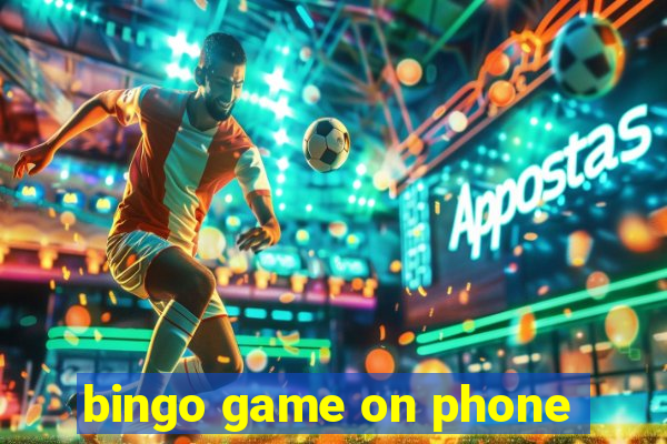 bingo game on phone