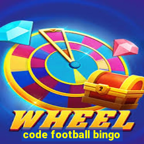 code football bingo