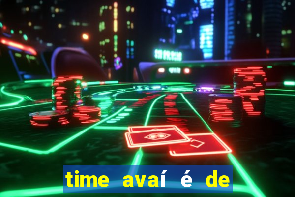 time avaí é de qual estado