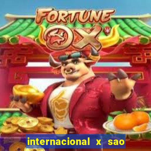 internacional x sao paulo palpites