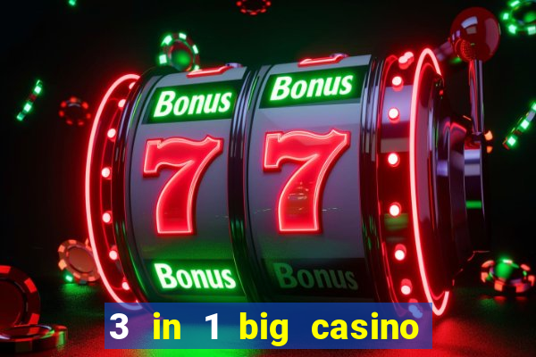 3 in 1 big casino game set