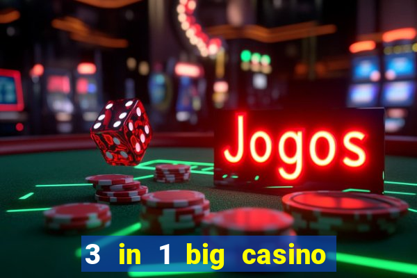 3 in 1 big casino game set