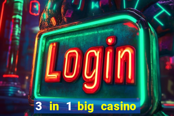 3 in 1 big casino game set