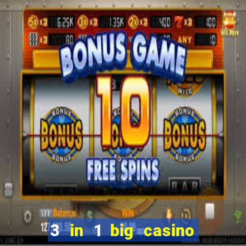 3 in 1 big casino game set