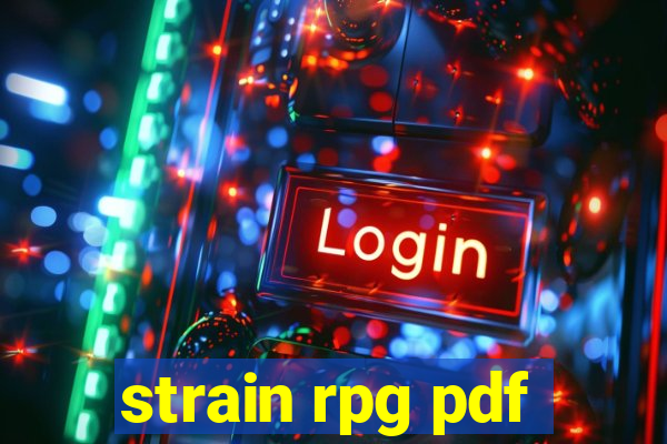 strain rpg pdf