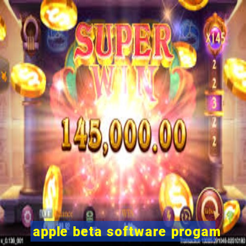 apple beta software progam