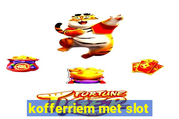 kofferriem met slot