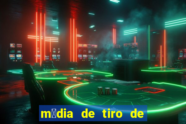 m茅dia de tiro de meta por jogo