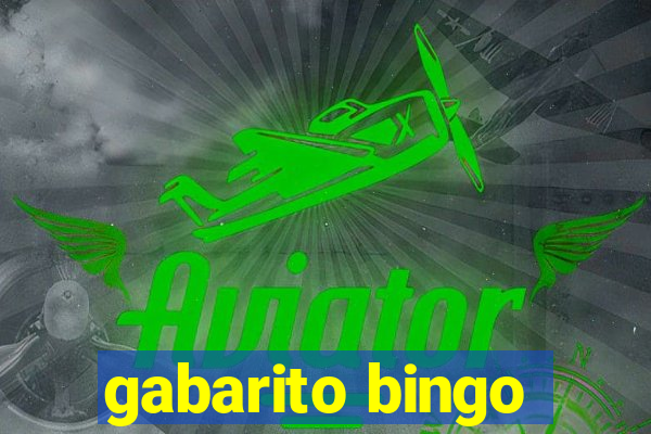 gabarito bingo