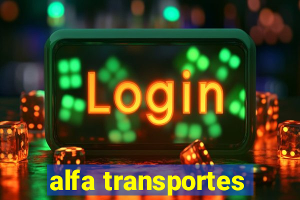 alfa transportes