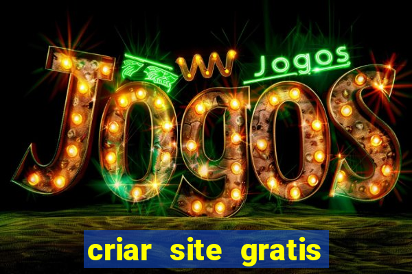 criar site gratis de jogos