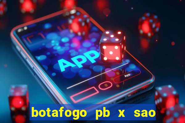 botafogo pb x sao jose palpite