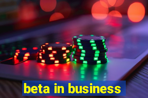 beta in business