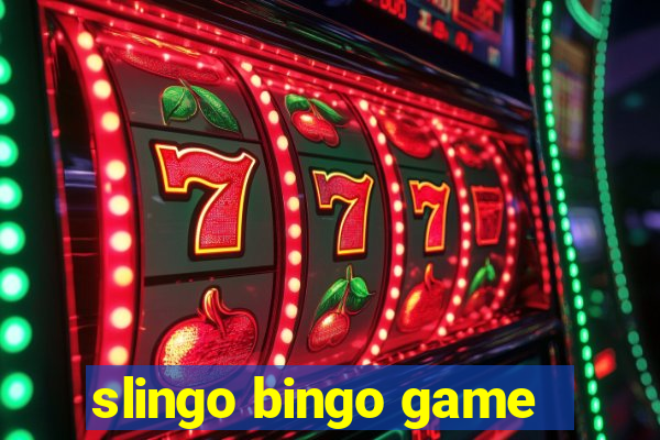 slingo bingo game