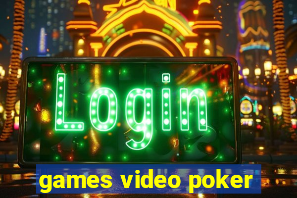 games video poker