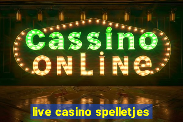 live casino spelletjes