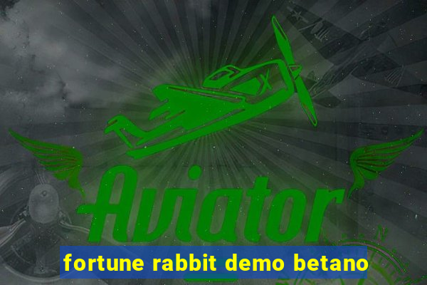 fortune rabbit demo betano