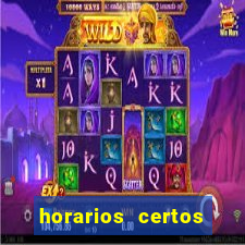 horarios certos para jogar fortune tiger