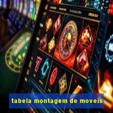 tabela montagem de moveis