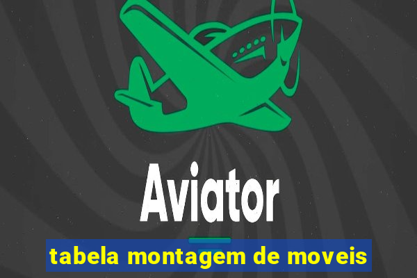 tabela montagem de moveis