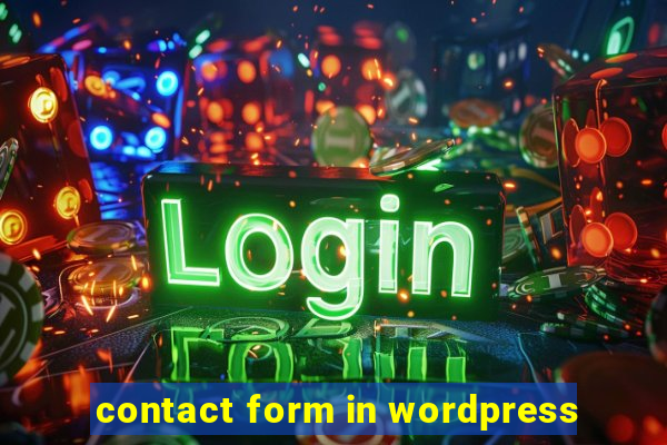 contact form in wordpress