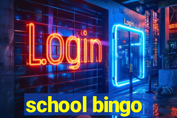 school bingo