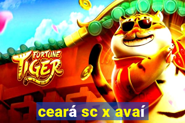 ceará sc x avaí