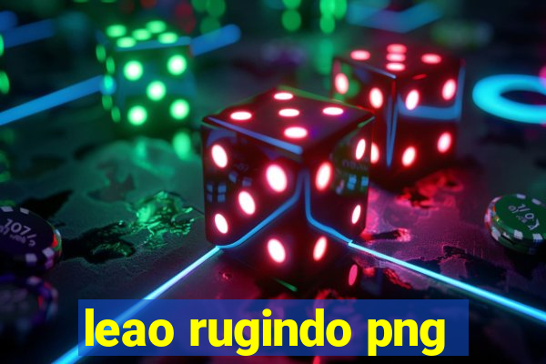 leao rugindo png