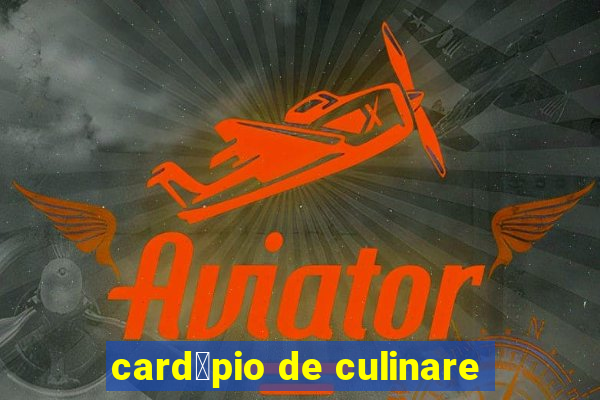 card谩pio de culinare