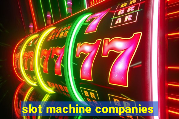 slot machine companies