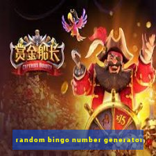 random bingo number generator