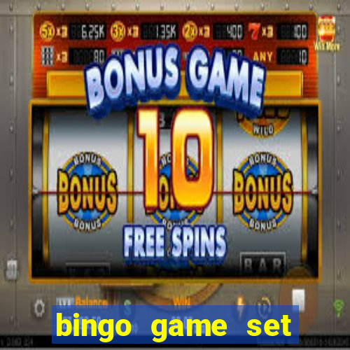 bingo game set near me