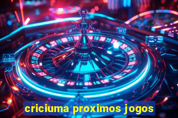 criciuma proximos jogos