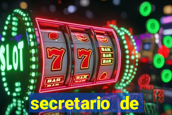 secretario de esporte salario