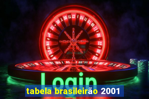 tabela brasileirão 2001