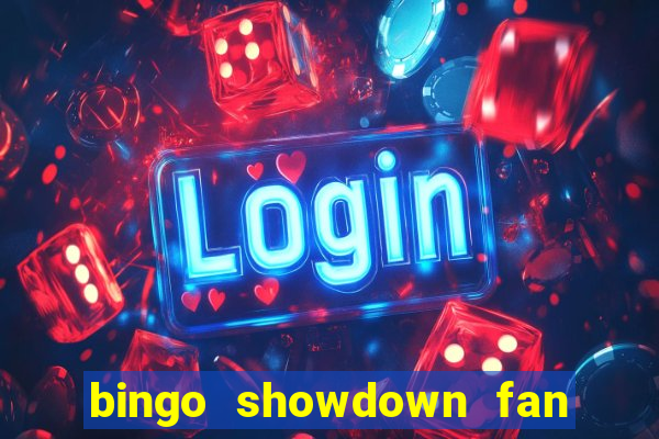 bingo showdown fan page freebies