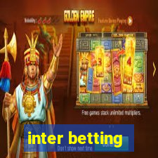 inter betting