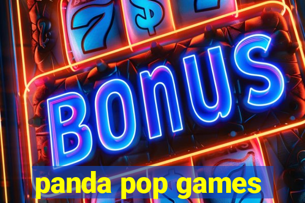 panda pop games