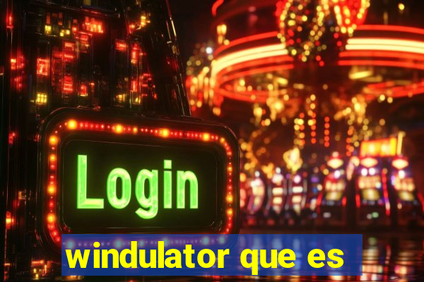 windulator que es