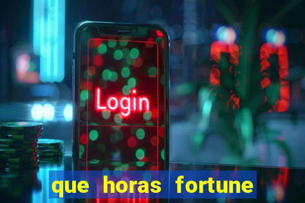 que horas fortune tiger paga