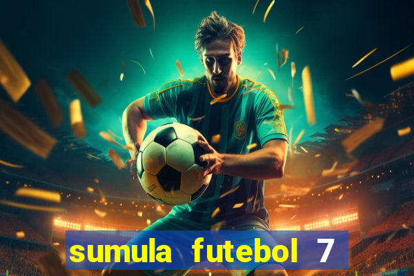 sumula futebol 7 society excel