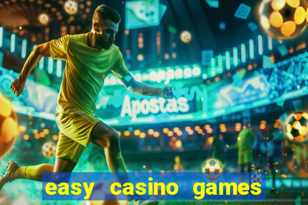 easy casino games to win money