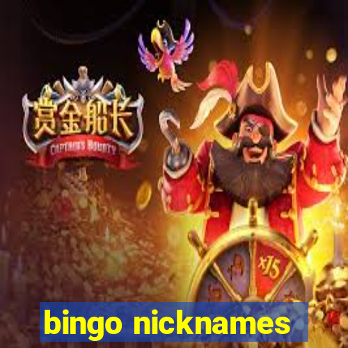 bingo nicknames