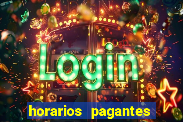 horarios pagantes pg slots