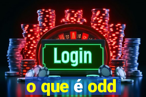 o que é odd