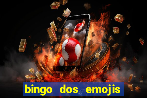 bingo dos emojis para imprimir