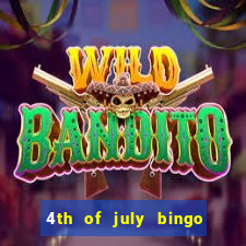 4th of july bingo cards printable free