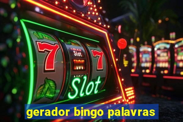 gerador bingo palavras