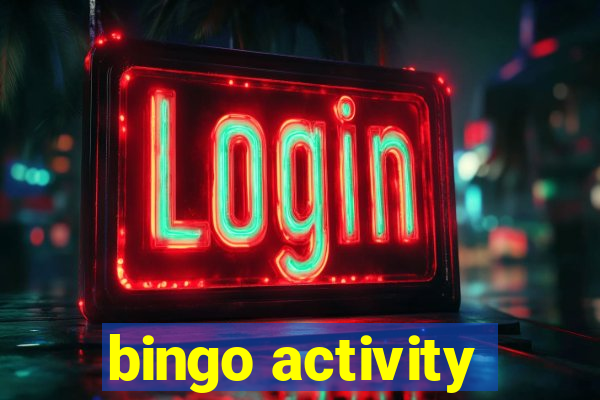 bingo activity