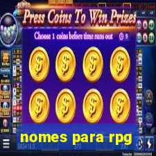 nomes para rpg